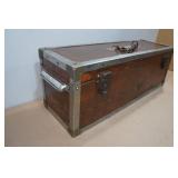 Antique Hamilton Wood Carpenters Chest