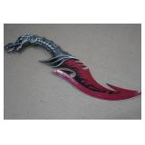 Alien Hunter Silver Handle Dagger