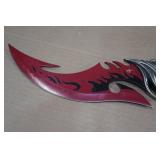 Alien Hunter Silver Handle Dagger
