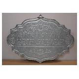 Raised Metal Laundry Room Sign