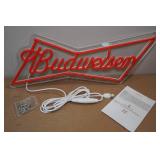 NEW Neon Budweiser Beer Sign