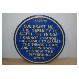 17" Round Wooden Sign