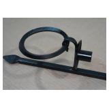 Heavy Duty Iron Cross Flower Pot/Candle Holder