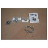 *2* Size 10 Rings with 2 Necklaces