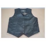 Barney Leather Vest -Medium