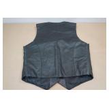 Barney Leather Vest -Medium