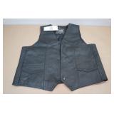 Genuine Leather Vest -3XL