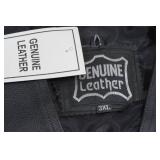 Genuine Leather Vest -3XL