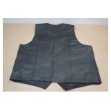 Genuine Leather Vest -3XL