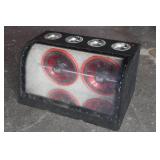 Dual 12" Subwoofers in Bandpass Box