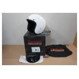 Daytona DOT Daytona Cruiser Motorcycle Helmet -Large, Hi-Gloss White