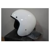 Daytona DOT Daytona Cruiser Motorcycle Helmet -Large, Hi-Gloss White