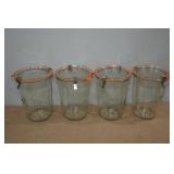 *4* Weck 850ml Mold Canning Jars