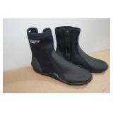 Cressi Minorca Long 3mm Neoprene Adult Anti-Slip Sole Boots -Size 9