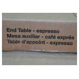 American Home Parsons Modern End Table -Espresso