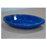 6 Cobalt Blue Oval Casserole Plates