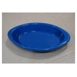 6 Cobalt Blue Oval Casserole Plates