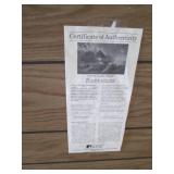 "Chevy Lends a Hand" Signed, number...