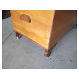 Vintage Wood Storage chest with sma...