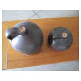 Larger 1-1.5gal and Smaller 1/2 gal...
