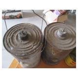 Pair of Antique Metal Kerosene cans...