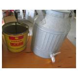 Pair of Antique Metal Kerosene cans...