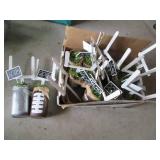 Lot of Football themed painted Cann...