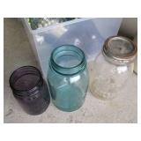 Vintage Stoneware Crocks a few colo...