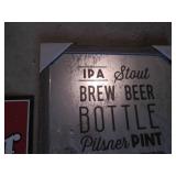 Vintage style Frosted mirror-look B...
