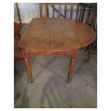 Antique hardwood 43in×53in Oblong ...