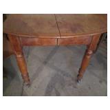 Antique hardwood 43in×53in Oblong ...