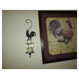 Cocky Rooster framed wall art with ...