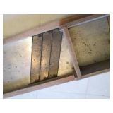 Wood framed antique slicer...