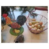 Assortment of Rooster figurines, fa...