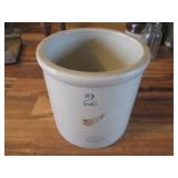 2-Gallon Red Wing stoneware crock...