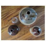 Stoneware water jug grouping with a...