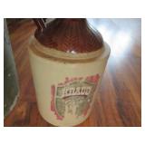 Stoneware water jug grouping with a...