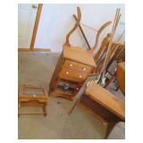 Wood Space saving Wash stand with s...