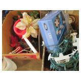 Huge lot of Christmas decorations a...