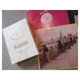 Vintage vinyl record albums, origin...