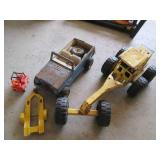 Vintage Metal Tonka road grader and...
