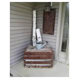 Vintage outdoor Patio decor groupin...