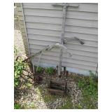 Pair of manually operated walk-behi...