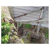 Pair of manually operated walk-behi...