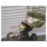 Antique Cream separator outdoor yar...