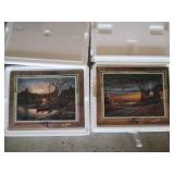2 Terry Redlin plates from the Brad...