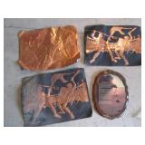 Vintage Copper Greek folk-art Style...