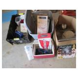 3pc box and storage tote lot contai...