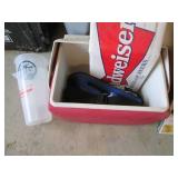 3pc box and storage tote lot contai...
