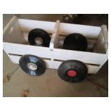 33in Wooden Split compartment stora...
